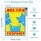 Stamping Cross Stitch Kit,Cats Counting Cross Stitch Kit for Adult Beginners, Full Line DIY Cross Stitch Stitching Kit for Home Decor Cross Stitch Patterns 12x16 inches